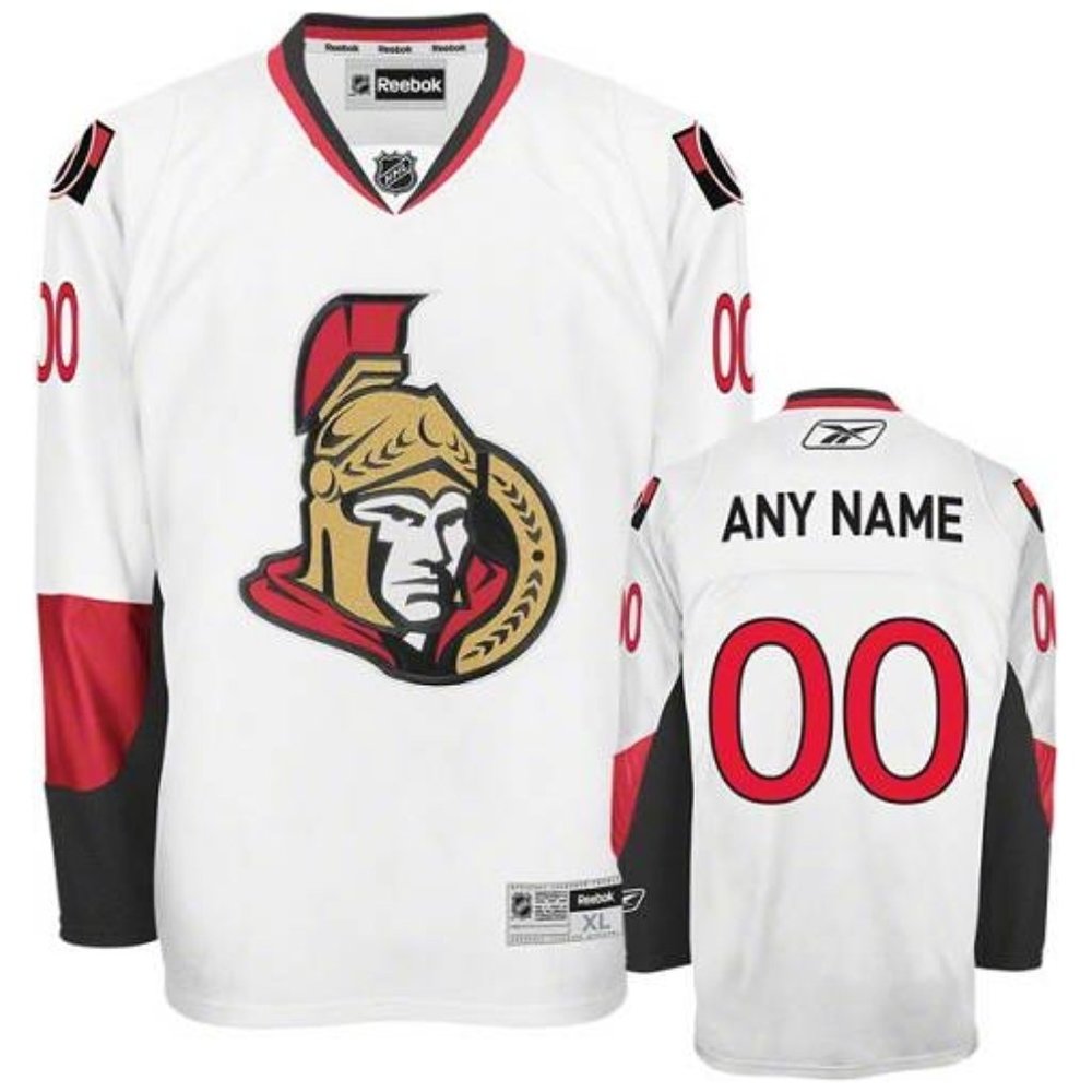 Ottawa Senators Reebok Premier replica white away jersey size 3XL blank